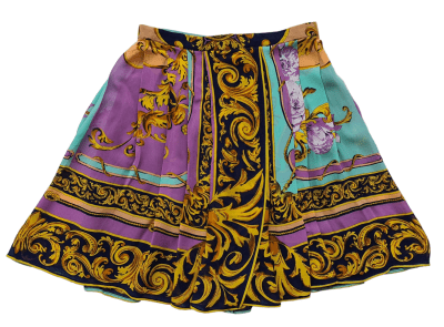 Falda vintage, hojas de acanto1