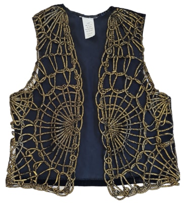 Vest vintage, tela de araña1