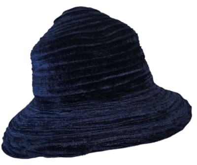 Sombrero vintage azul1