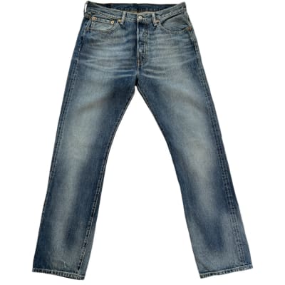 Jeans vintage, levis 501 33/32 desgaste1