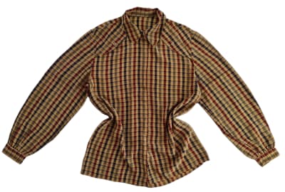 Blusa vintage cuadrillé autunno1