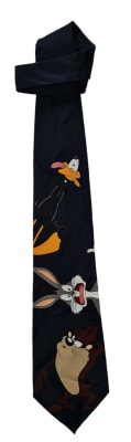 Corbata vintage, Looney Tunes azul1