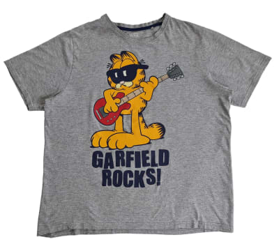 Tshirt vintage, Garfield Rock!1