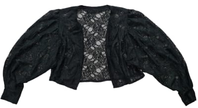 Bolero vintage, lace negro1