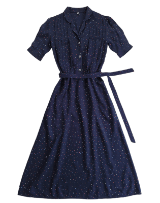Vestido vintage, puntitos1