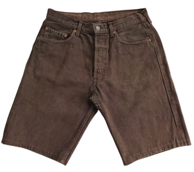 Short vintage, levis 501 chocolate1