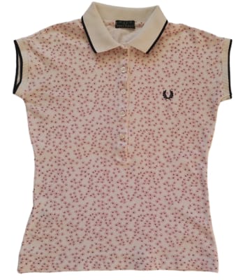 Top vintage, Fred Perry flores1