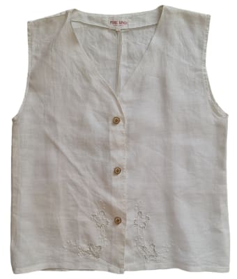 Blusa vintage, Pure Linen1