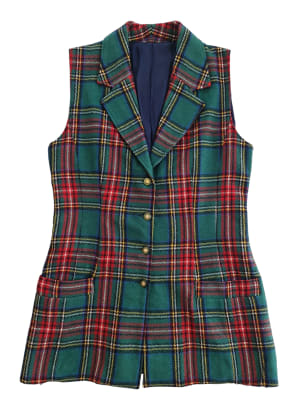 Gillete vintage tartán1