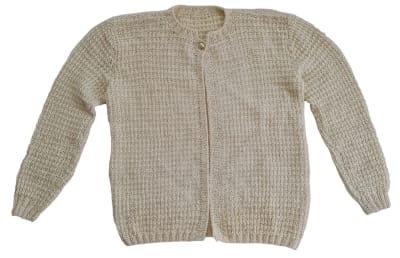Sweater vintage botón perla1