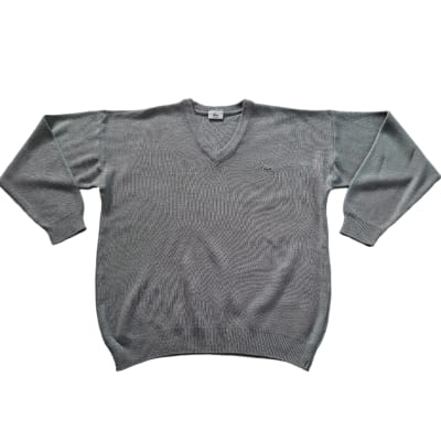 Sweater vintage, Lacoste gris1