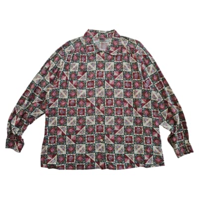 Blusa vintage rosas1