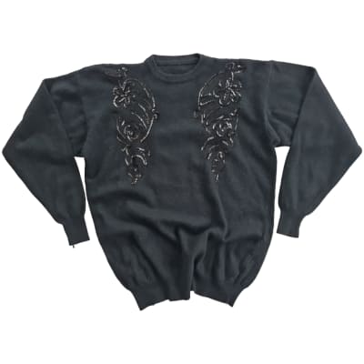 Sweater vintage angora brillo1