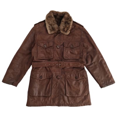 Cazadora vintage chocolate1