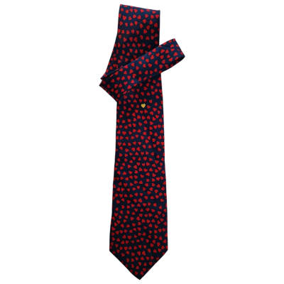 Corbata vintage corazones1