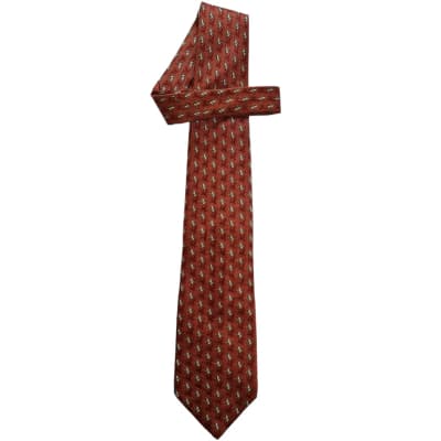 Corbata vintage faisanes1