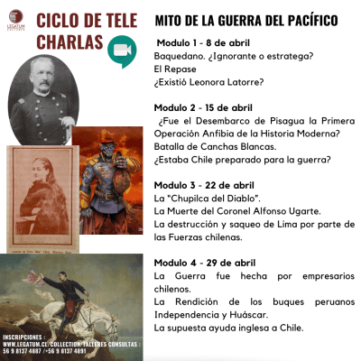 Pack 4 charlas: Mitos y Verdades de la Guerra del Pacífico 2021 Pack 4 charlas: Mitos y Verdades de la Guerra del Pacífico 2021