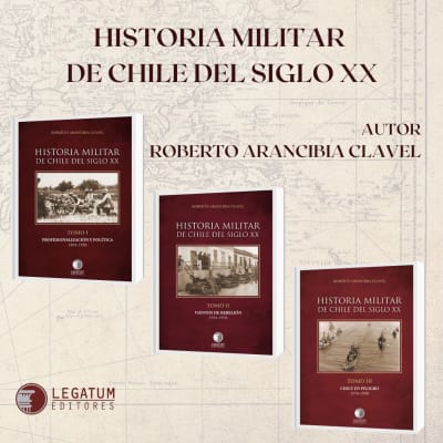 Pack Historia Militar de Chile 3 tomos