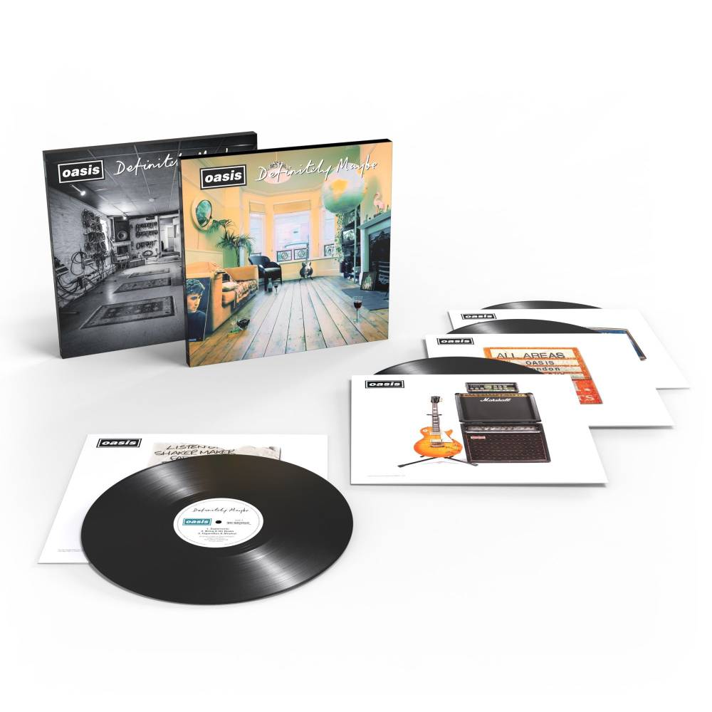 OASIS 『Definitely Maybe』限定LP （アイボリー盤） VINILO OASIS/ DEFINITELY MAYBE (30TH ANNIVERSARY) 4LP | Plaza Musica