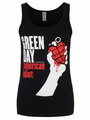 POLERA GREEN DAY/ AMERICAN IDIOT (SIN MANGAS)