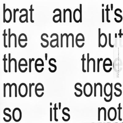 VINILO CHARLI XCX/ BRAT AND IT´S THE SAME BUT THERE´S TH 2LP