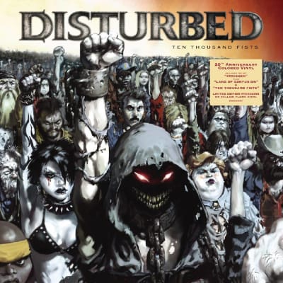 VINILO DISTURBED/ TEN THOUSAND FISTS (Yellow Flame Vinyl)2LP