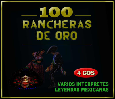 CD VARIOS ARTISTAS/ 100 RANCHERAS DE ORO 4CD