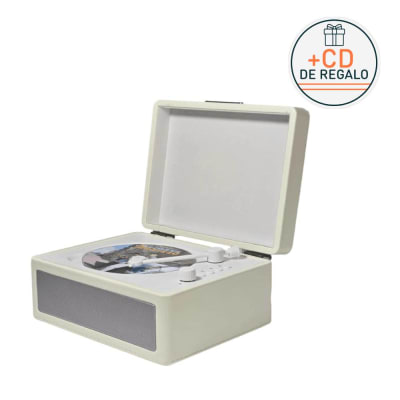 REPRODUCTOR DE CD PORTATIL TIPO TOCADISCO DS-CD01