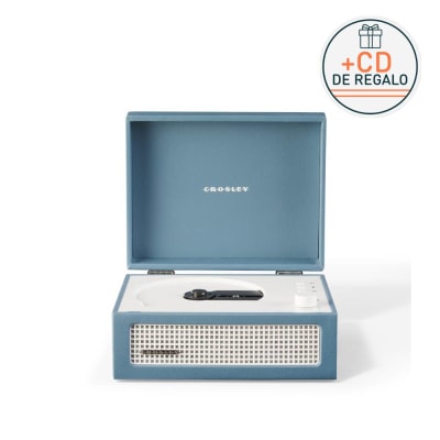REPRODUCTOR DE CD CROSLEY/ VOYAGER CD PLAYER BT AZUL LAVADO