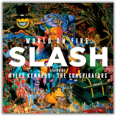 VINILO SLASH/ WORLD ON FIRE (Y) 2LP