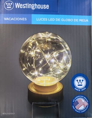 LUZ DE GLOBO NAVIDAD MESA WESTINGHOUSE WSLX210071