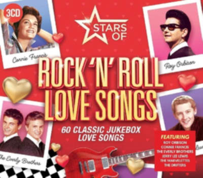 CD VARIOS ARTISTAS/ STARS OF ROCK N ROLL LOVE SONGS 3CD