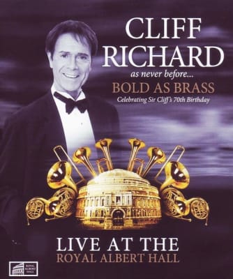 BLU RAY CLIFF RICHARD/ BOLD AS BRASS LIVE AT THE ROYAL ALBERT HALL 1BR