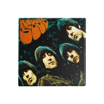 POSAVASOS CERAMICA BEATLES - COASTER SINGLE CERAMIC SQUARE - THE BEATLES (RUBBER SOUL)