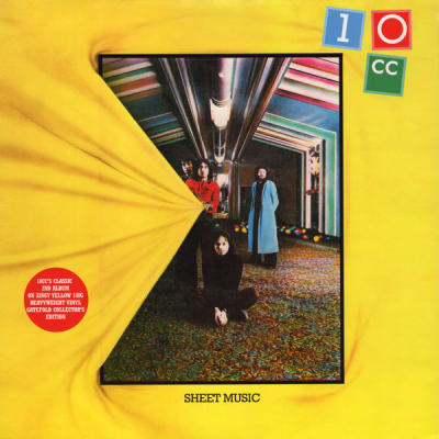 VINILO 10CC/ SHEET MUSIC (Yellow Vinyl) 1LP