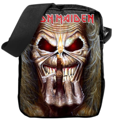 BOLSO COLGANTE PEQUEÑO IRON MAIDEN - MIDDLE FINGER