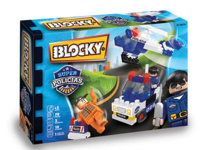 BLOCKY SUPER POLICIAS / 70 PIEZAS
