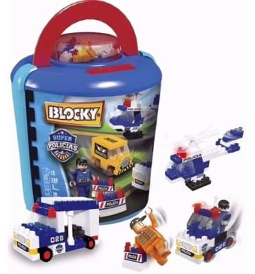 BLOCKY BALDE POLICIAS / 120 PIEZAS
