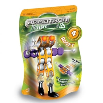 ARMATRON TRANSFORMABLES 4 - ROCKY / 25 PIEZAS1