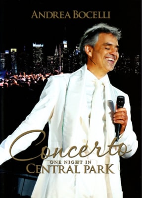 DVD ANDREA BOCELLI/ CONCERTO ONE NIGHT IN CENTRAL PARK 2DVD