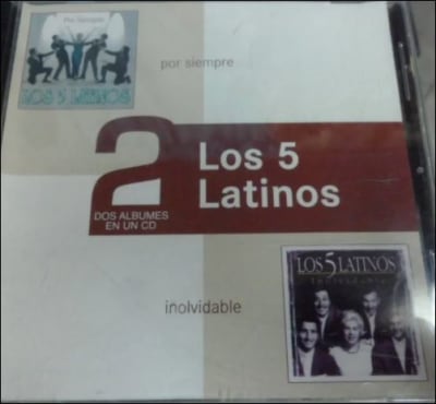 CD LOS CINCO LATINOS/ DOS ALBUMES EN UNO 1CD