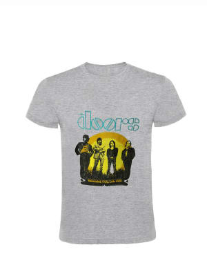 POLERA THE DOORS/ GRIS MUJER (WAITING FOR THE SUN)