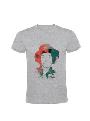POLERA JIMI HENDRIX/ GRIS HOMBRE (JIMI CON SOMBRERO)