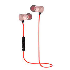 AUDIFONO ZUENA/ 3 EN 1 SPORT MAGNET BT IN EAR GOLD / RED