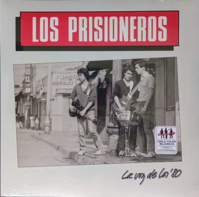VINILO LOS PRISIONEROS/ LA VOZ DE LOS 80 (COLOR BLANCO) 1LP