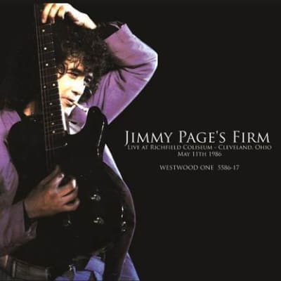 VINILO JIMMY PAGE'S FIRM/ LIVE AT RICHFIELD COLISEUM CLEVELANE OHIO MAY 11 1986 2LP