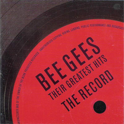 CD BEE GEES/ THEIR GREATEST HITS: THE RECORD 2CD