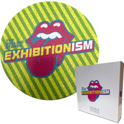 ROMPECABEZAS ROLLING STONES - ROLLING STONES EXHIBITIONISM ROUND 500 PIECE JIGSAW PUZZLE