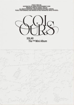 CD SOLAR/ COLOURS - VERSION PELATTE (2ND MINI ALBUM) 1CD