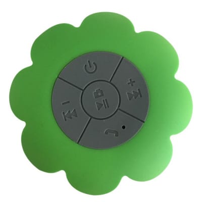 PARLANTE ZUENA/ BT DISE?O FLOR VERDE P/ DUCHA
